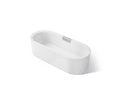 KOHLER K-29329-0-0 Volute 70-7/8" X 30-3/8" Freestanding Bath With Shroud - White