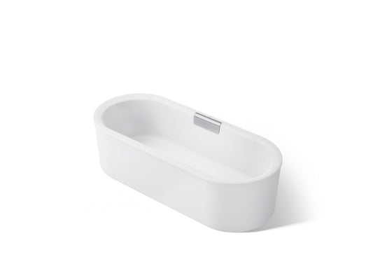 KOHLER K-29329-0-0 Volute 70-7/8" x 30-3/8" freestanding bath with shroud - White