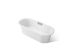 KOHLER K-29330-0-0 Volute 70-7/8" X 30-3/8" Freestanding Bath With Base - White