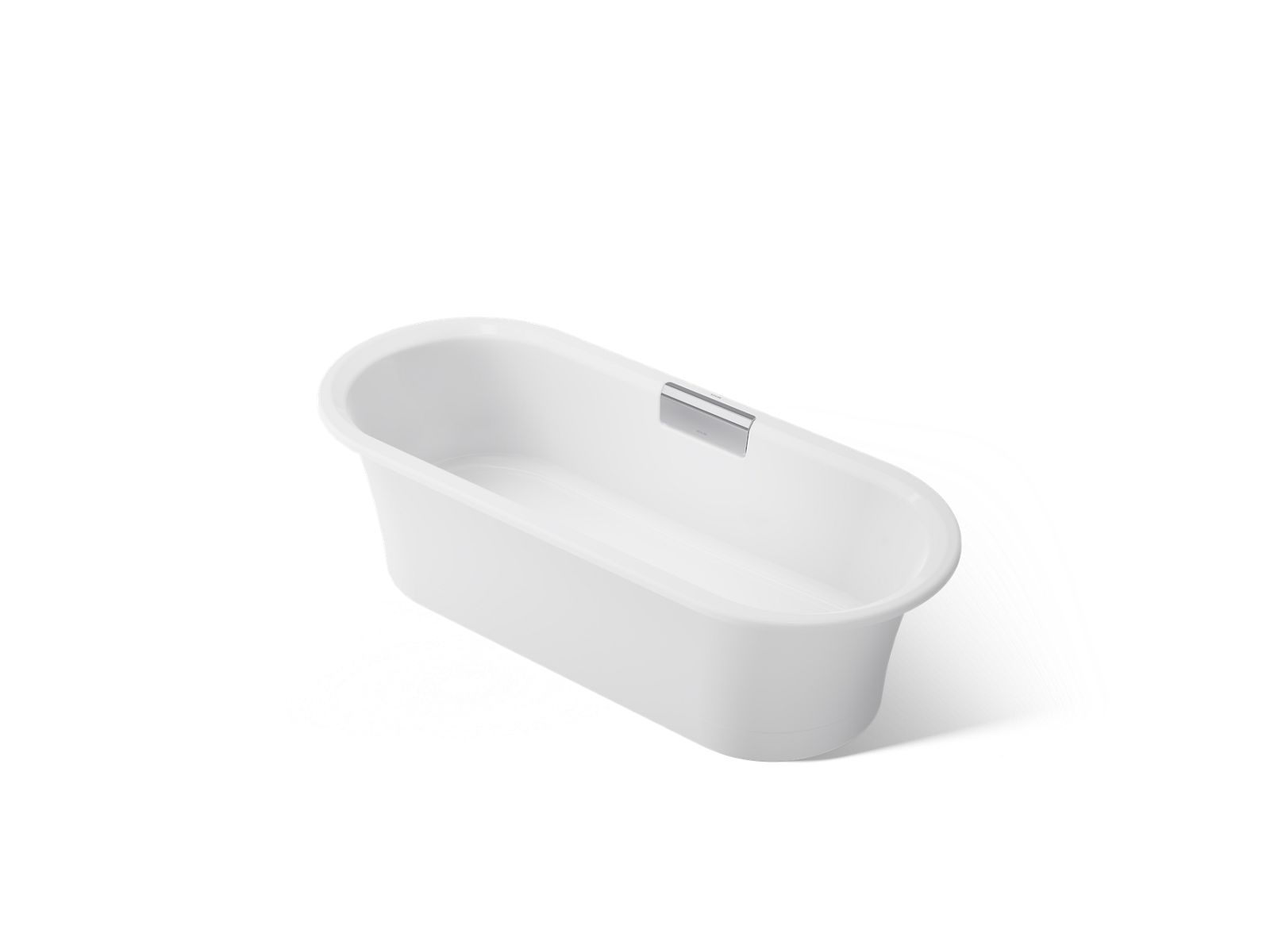 KOHLER K-29330-0-0 Volute 70-7/8" X 30-3/8" Freestanding Bath With Base - White