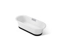 KOHLER K-29330-0B7-0 Volute 70-7/8" X 30-3/8" Freestanding Bath With Base - White
