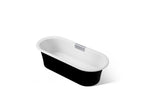 KOHLER K-29330-P5-0 Volute 70-7/8" X 30-3/8" Freestanding Bath With Base - White