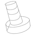 KOHLER Screw 6-32Nc-2A X.313 - Vibrant Brushed Nickel, K-29476-BN