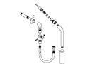 KOHLER Hose/Spry Sup Assembly - Polished Chrome, K-29672-CP