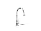KOHLER K-29709-CP Artifacts Touchless Pull-Down Kitchen Sink Faucet With Three-Function Sprayhead - Polished Chrome