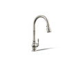 KOHLER K-29709-SN Artifacts Touchless Pull-Down Kitchen Sink Faucet With Three-Function Sprayhead - Vibrant Polished Nickel