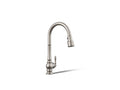 KOHLER K-29709-VS Artifacts Touchless Pull-Down Kitchen Sink Faucet With Three-Function Sprayhead - Vibrant Stainless