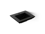 KOHLER K-29999-1-7 Memoirs Stately 25" Pedestal/Console Table Bathroom Sink - Black Black