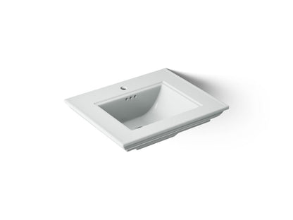 KOHLER K-29999-1-95 Memoirs Stately 25" pedestal/console table bathroom sink - Ice Grey