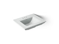 KOHLER K-29999-4-95 Memoirs Stately 25" Pedestal/Console Table Bathroom Sink - Ice Grey