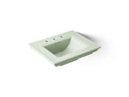KOHLER K-29999-8-42 Memoirs Stately 25" Pedestal/Console Table Bathroom Sink - Aspen Green