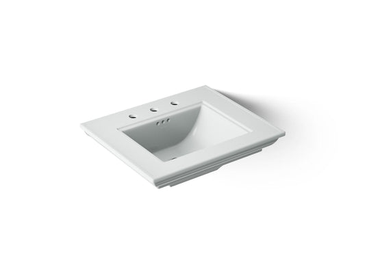 KOHLER K-29999-8-95 Memoirs Stately 25" pedestal/console table bathroom sink - Ice Grey