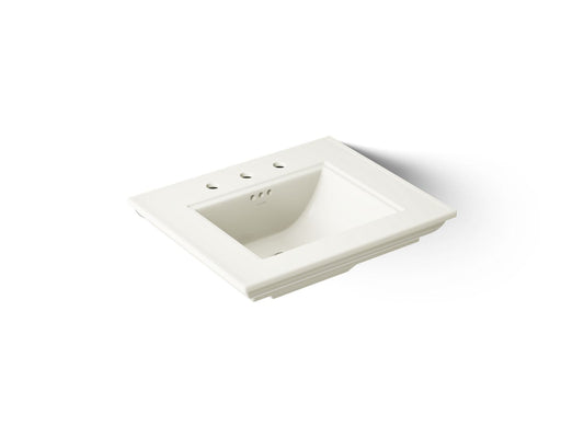 KOHLER K-29999-8-96 Memoirs Stately 25" pedestal/console table bathroom sink - Biscuit