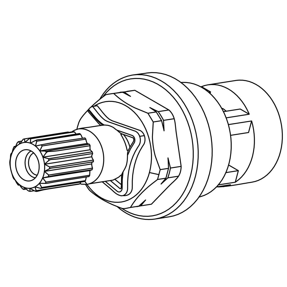 KOHLER Left Valve, 3/8-1/4, K-3005459