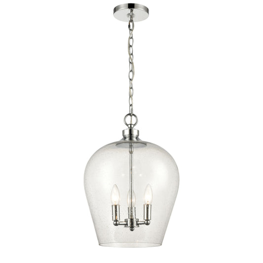 ELK SHOWROOM 30065/3 Darlene 13'' Wide 3-Light Pendant - Polished Chrome