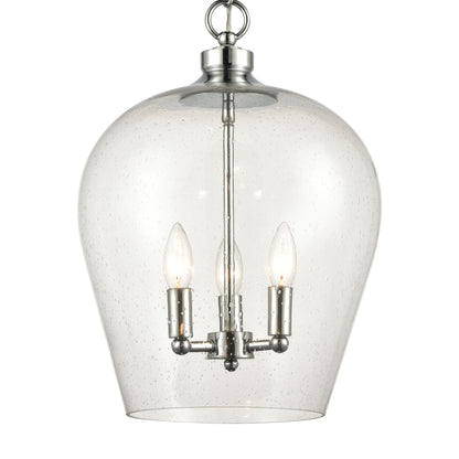 ELK SHOWROOM 30065/3 Darlene 13'' Wide 3-Light Pendant - Polished Chrome