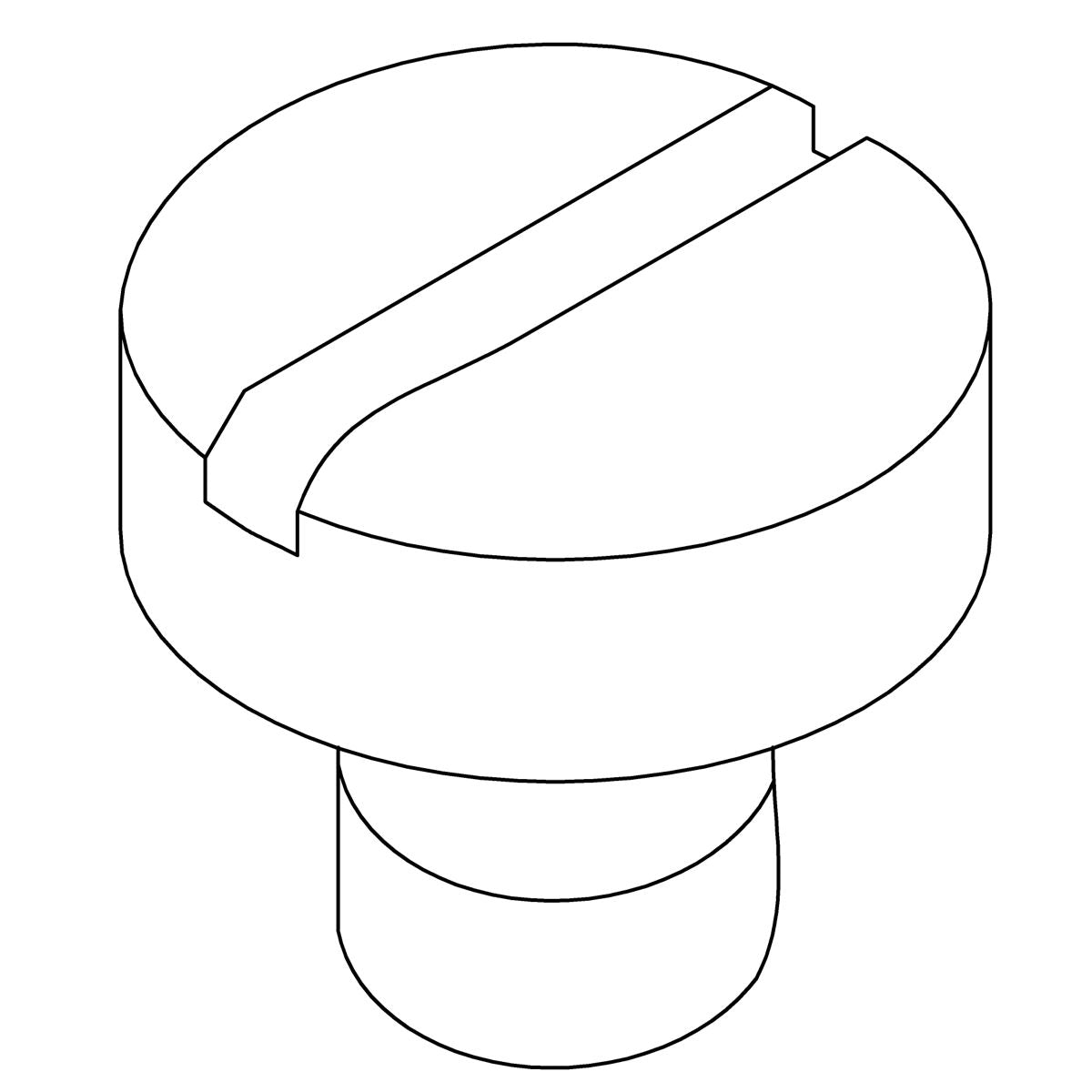 KOHLER Screw, M4-0.7Mm X 6Mm, Flat Head, K-3012353
