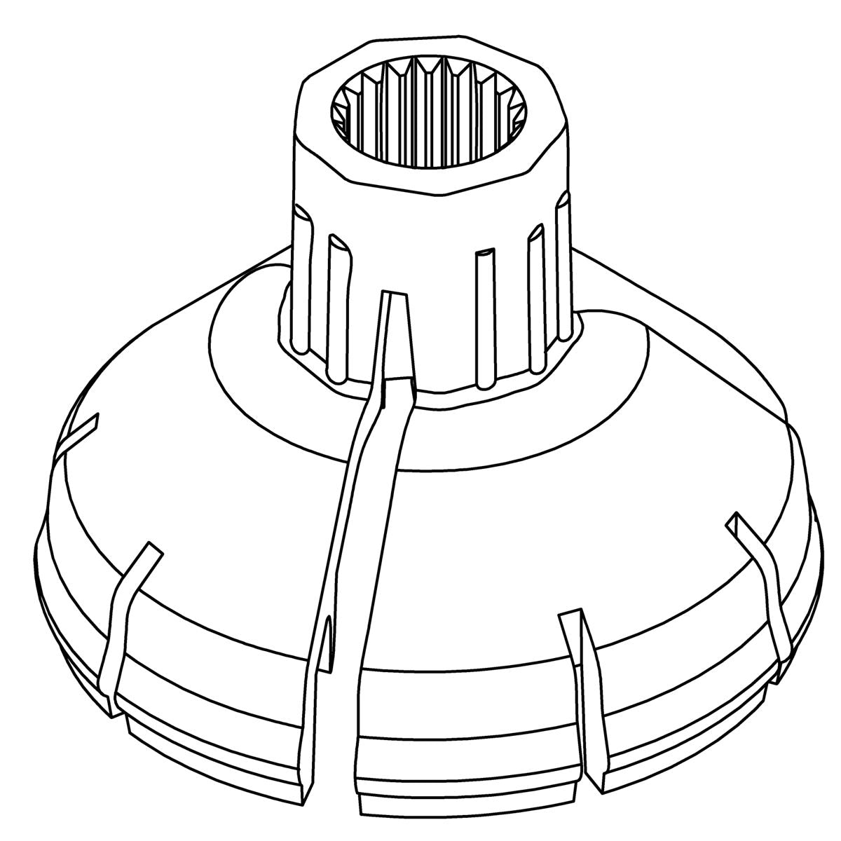 KOHLER Spline Adapter, K-3013927