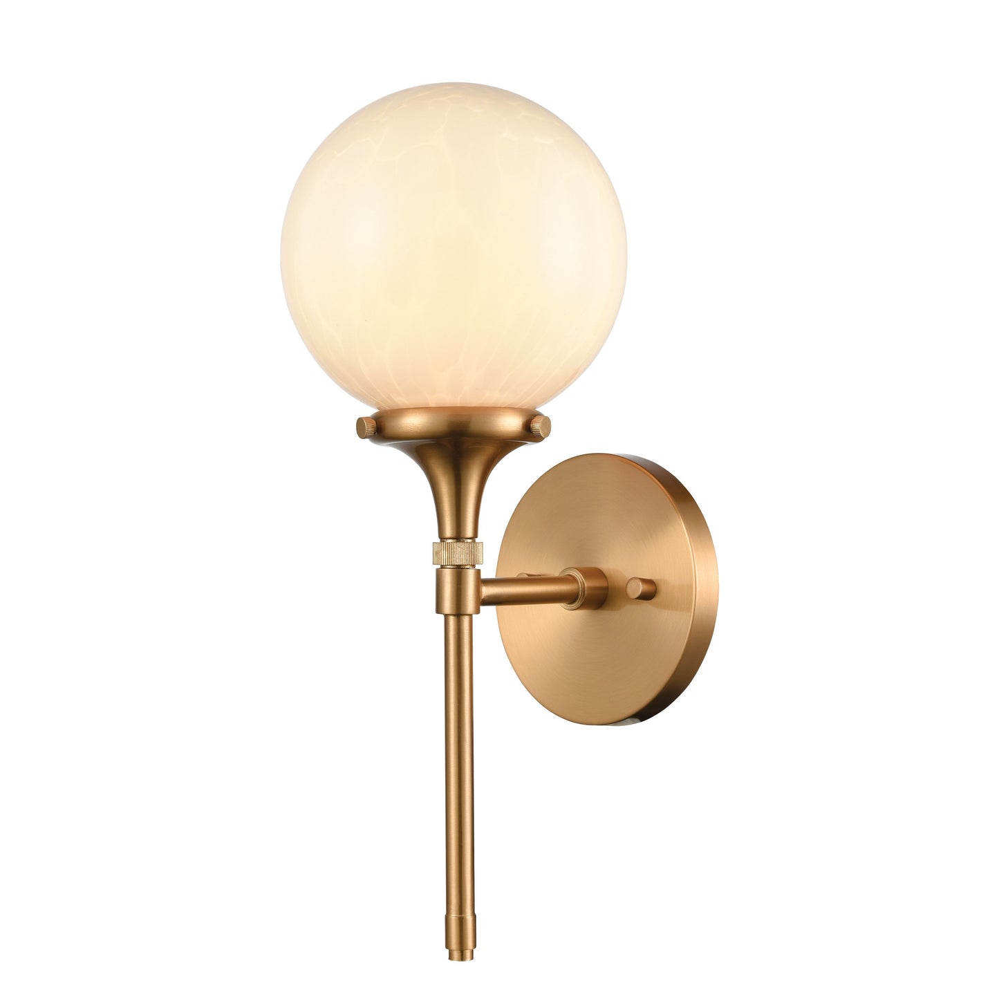 ELK SHOWROOM 30140/1 Beverly Hills 15'' High 1-Light Sconce - Satin Brass