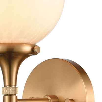 ELK SHOWROOM 30140/1 Beverly Hills 15'' High 1-Light Sconce - Satin Brass