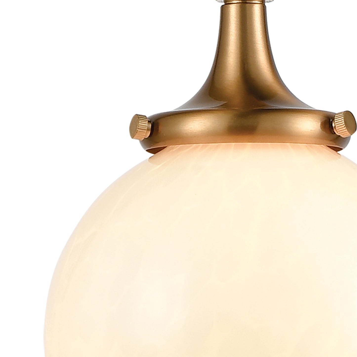 ELK SHOWROOM 30145/1 Beverly Hills 6'' Wide 1-Light Mini Pendant - Satin Brass