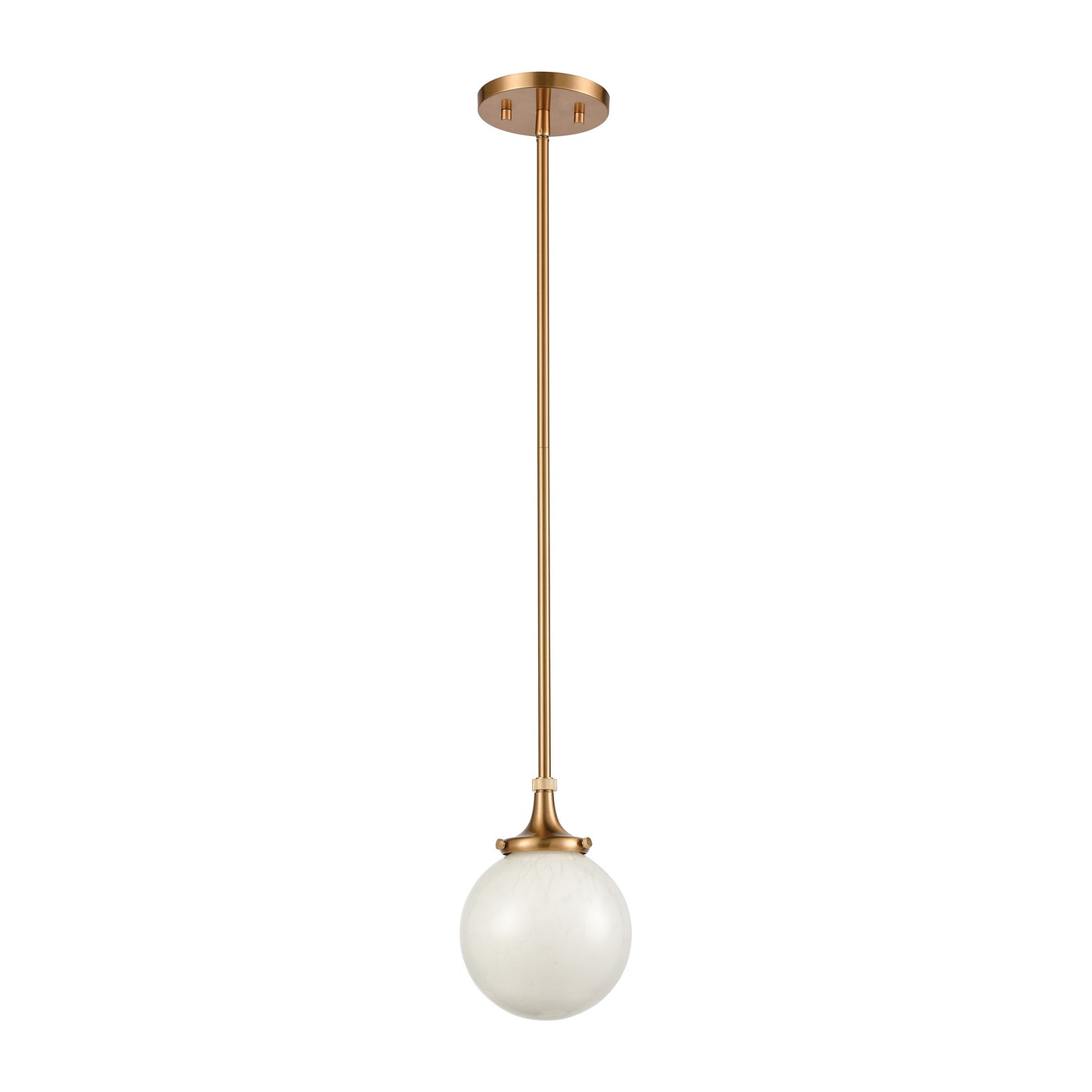 ELK SHOWROOM 30145/1 Beverly Hills 6'' Wide 1-Light Mini Pendant - Satin Brass