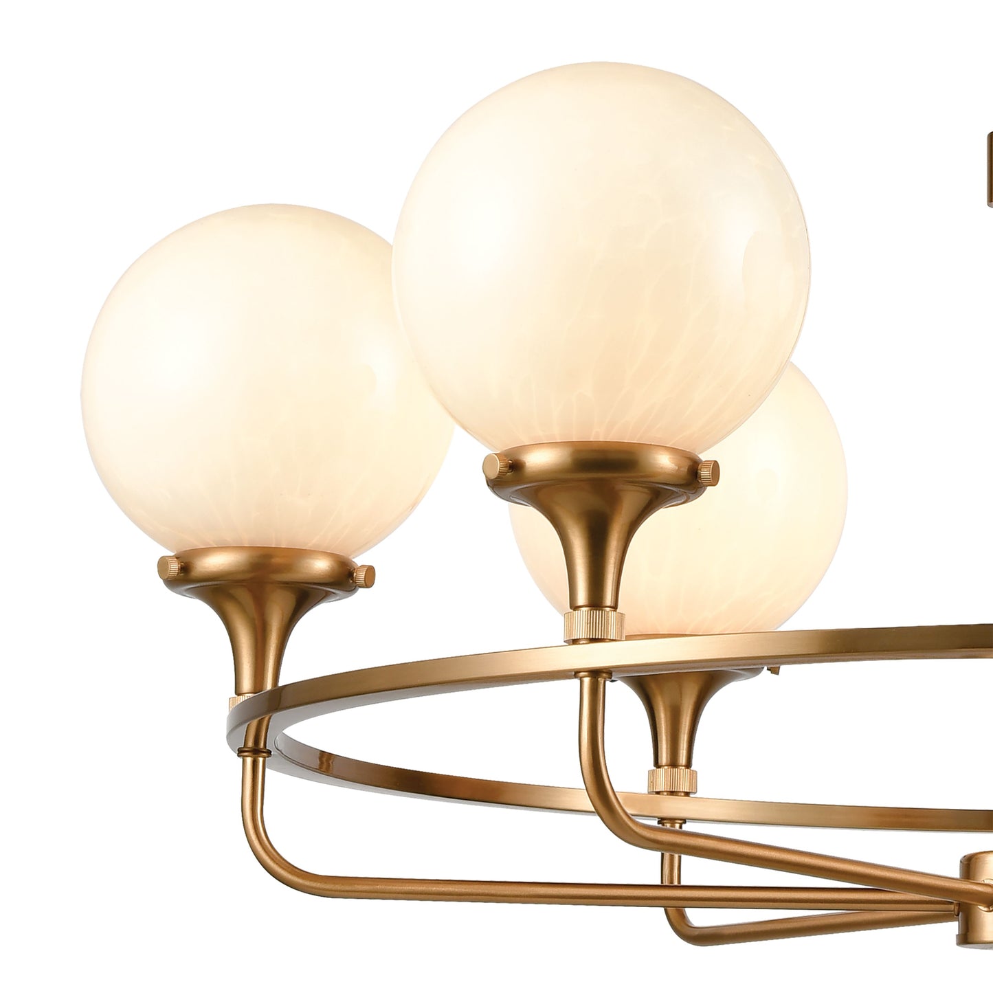 ELK SHOWROOM 30146/6 Beverly Hills 30'' Wide 6-Light Chandelier - Satin Brass