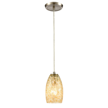 ELK SHOWROOM 30220/1 Golden Pasture 5'' Wide 1-Light Pendant - Satin Nickel