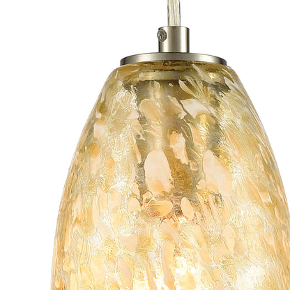 ELK SHOWROOM 30220/1 Golden Pasture 5'' Wide 1-Light Pendant - Satin Nickel