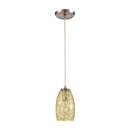 ELK SHOWROOM 30220/1 Golden Pasture 5'' Wide 1-Light Pendant - Satin Nickel