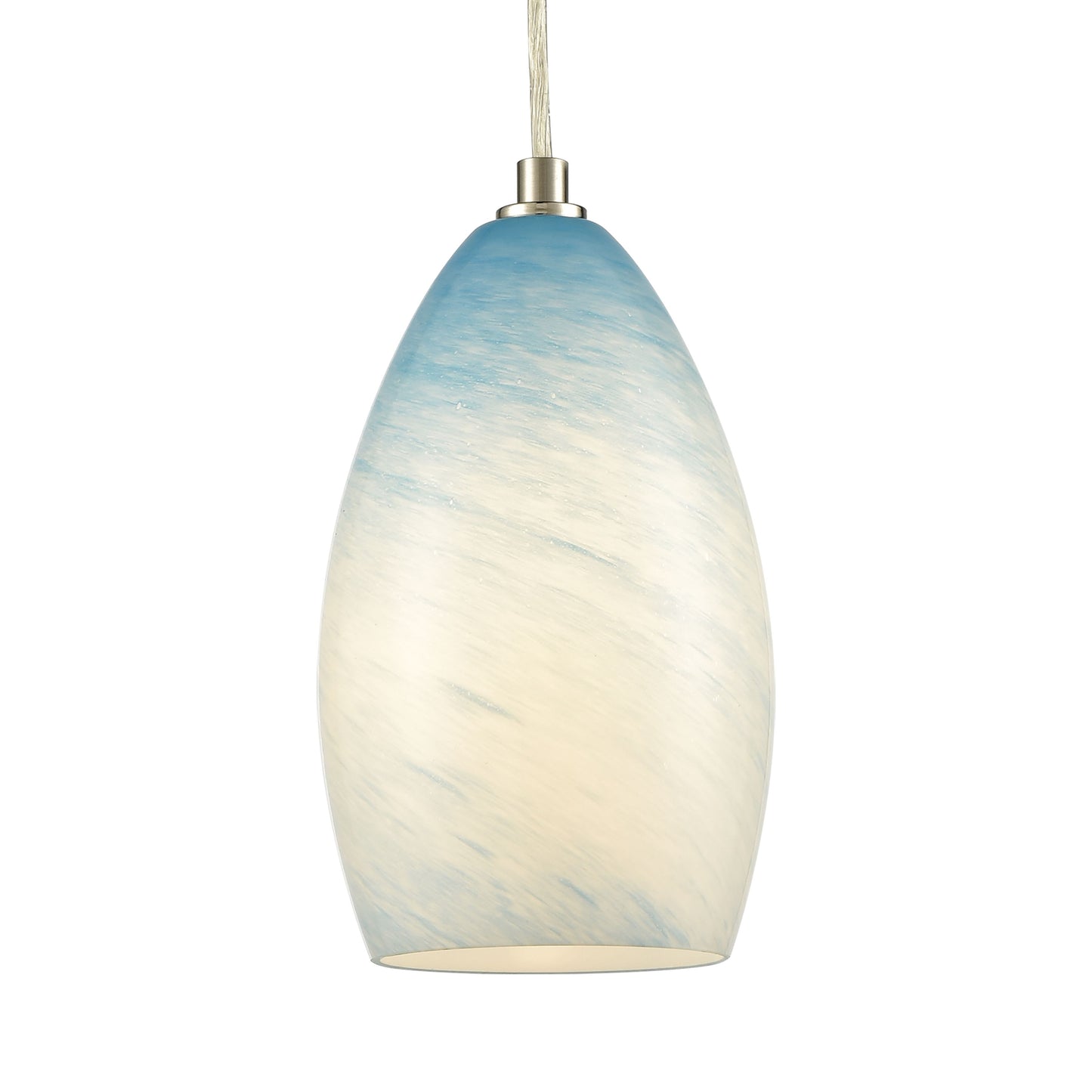 ELK SHOWROOM 30240/1 Planetario 5'' Wide 1-Light Mini Pendant - Satin Nickel