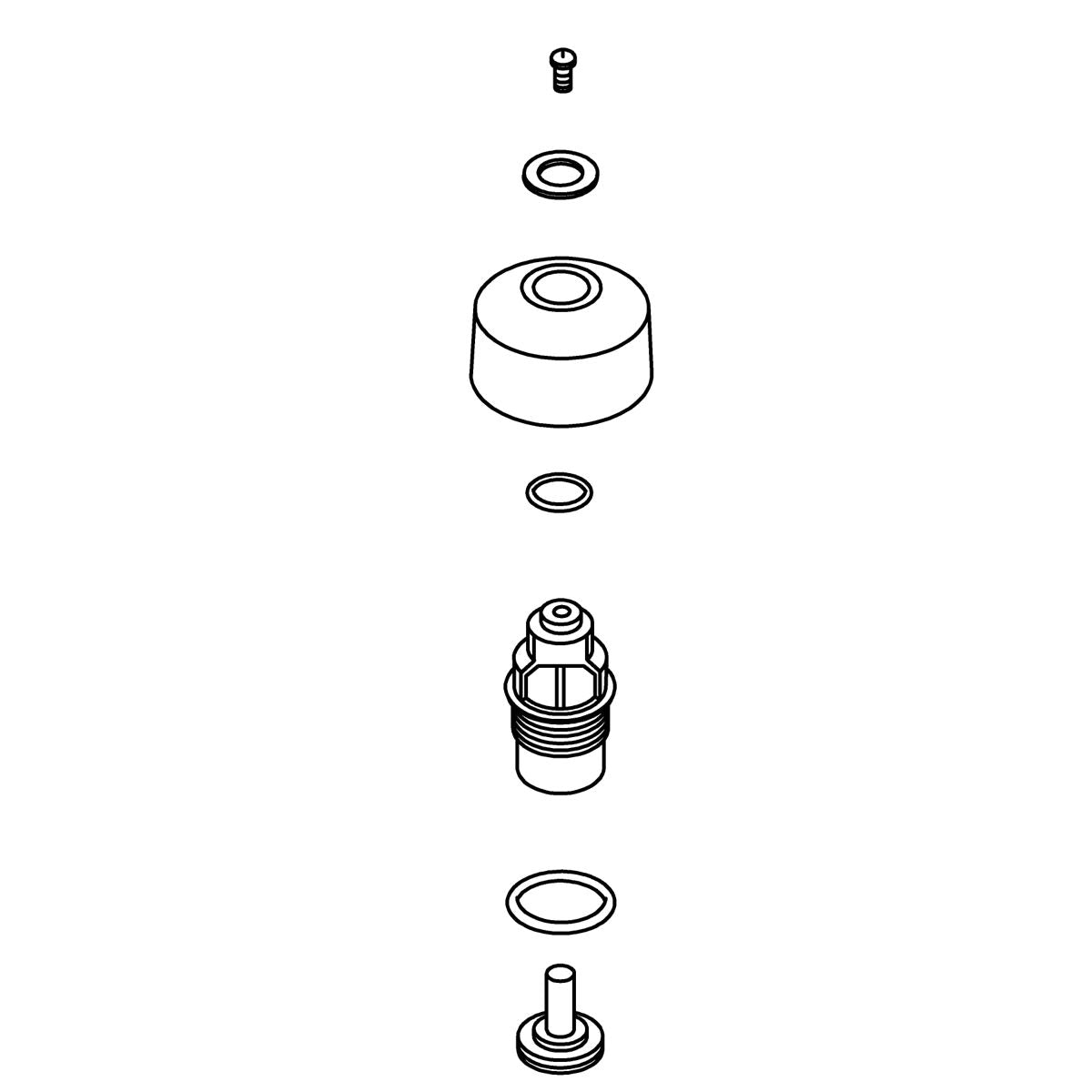 KOHLER Check Valve Rebuilding - Rough Plate, K-30253-RP