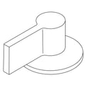 KOHLER Small Lever Handle Assembly - Matte Black, K-3028757-BL