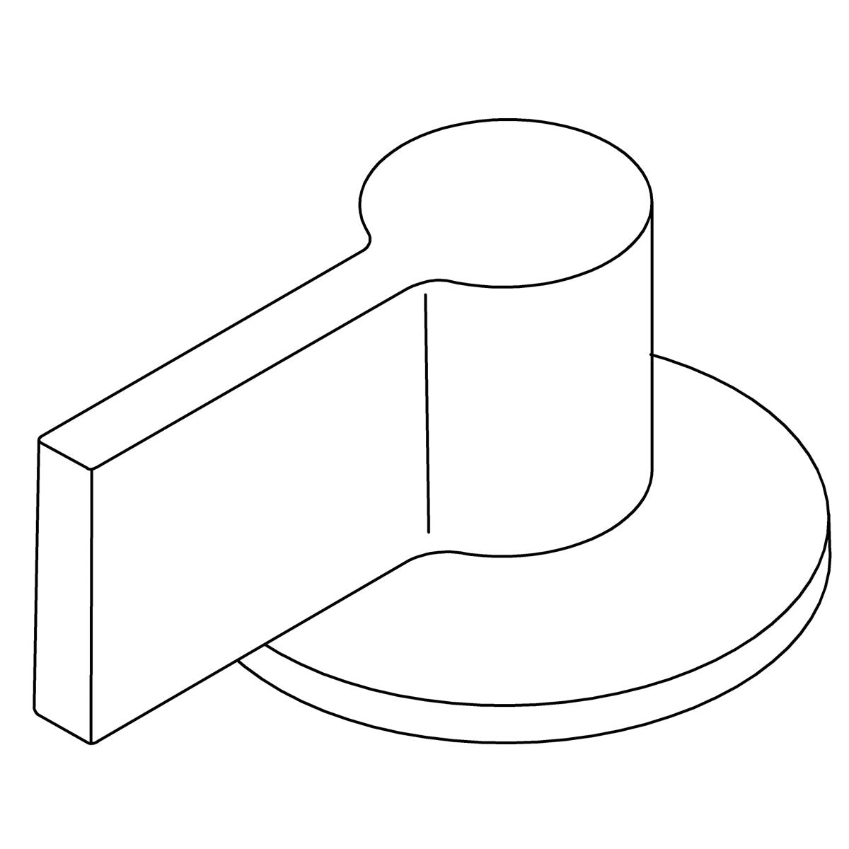 KOHLER Small Lever Handle Assembly - Vibrant Titanium, K-3028757-TT