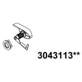 KOHLER Right Hand Trip Lever - Polished Chrome, K-3043113-CP