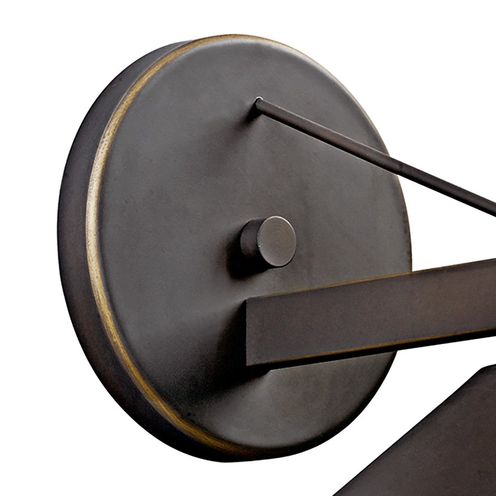 KICHLER 49061OZ Ripley 10" 1 Light Outdoor Wall Light In Olde Bronze