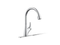 KOHLER K-30469-CP Rival Pull-Down Kitchen Sink Faucet With Two-Function Sprayhead - Polished Chrome