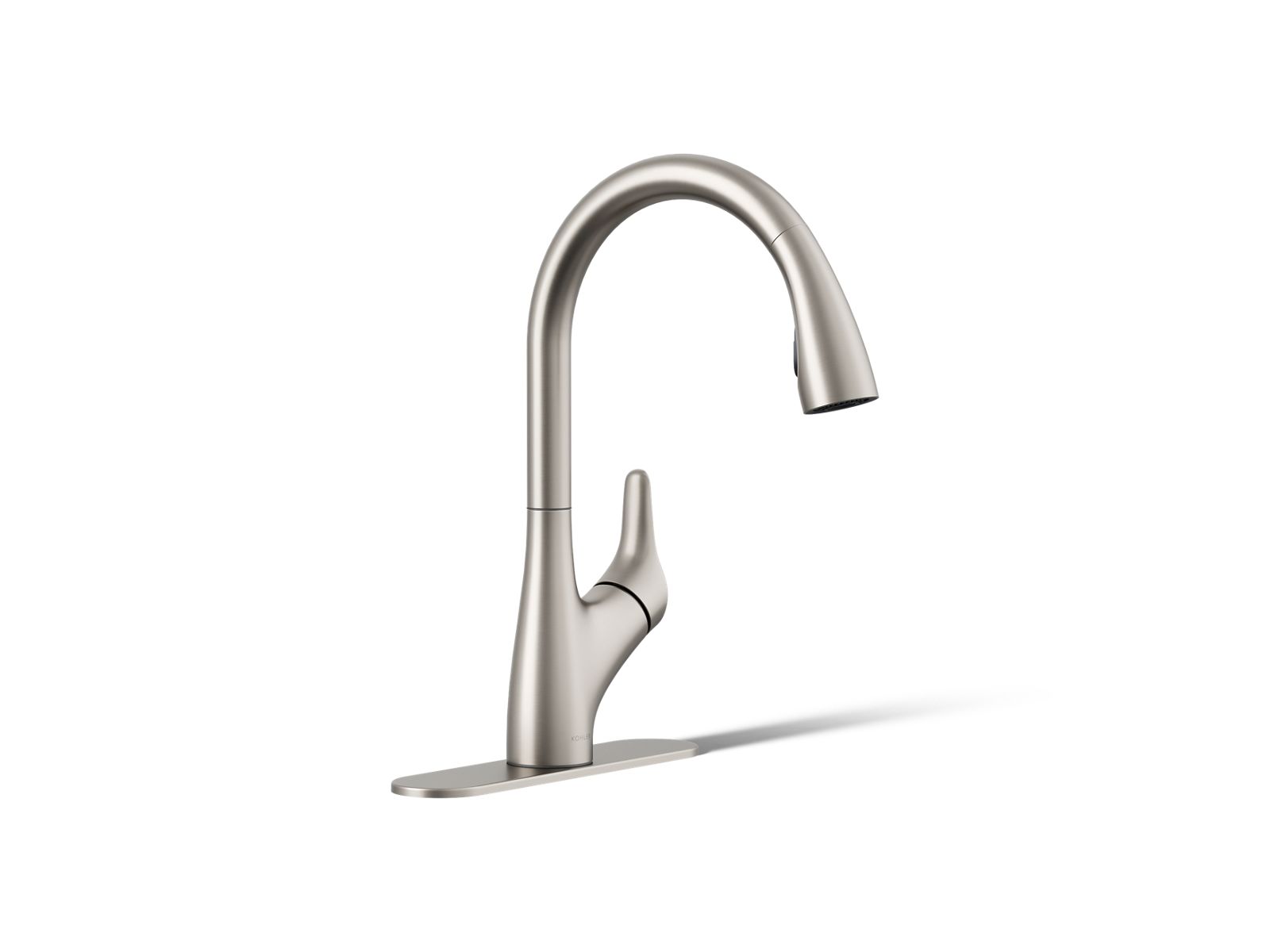 KOHLER K-30469-VS Rival Pull-Down Kitchen Sink Faucet With Two-Function Sprayhead - Vibrant Stainless