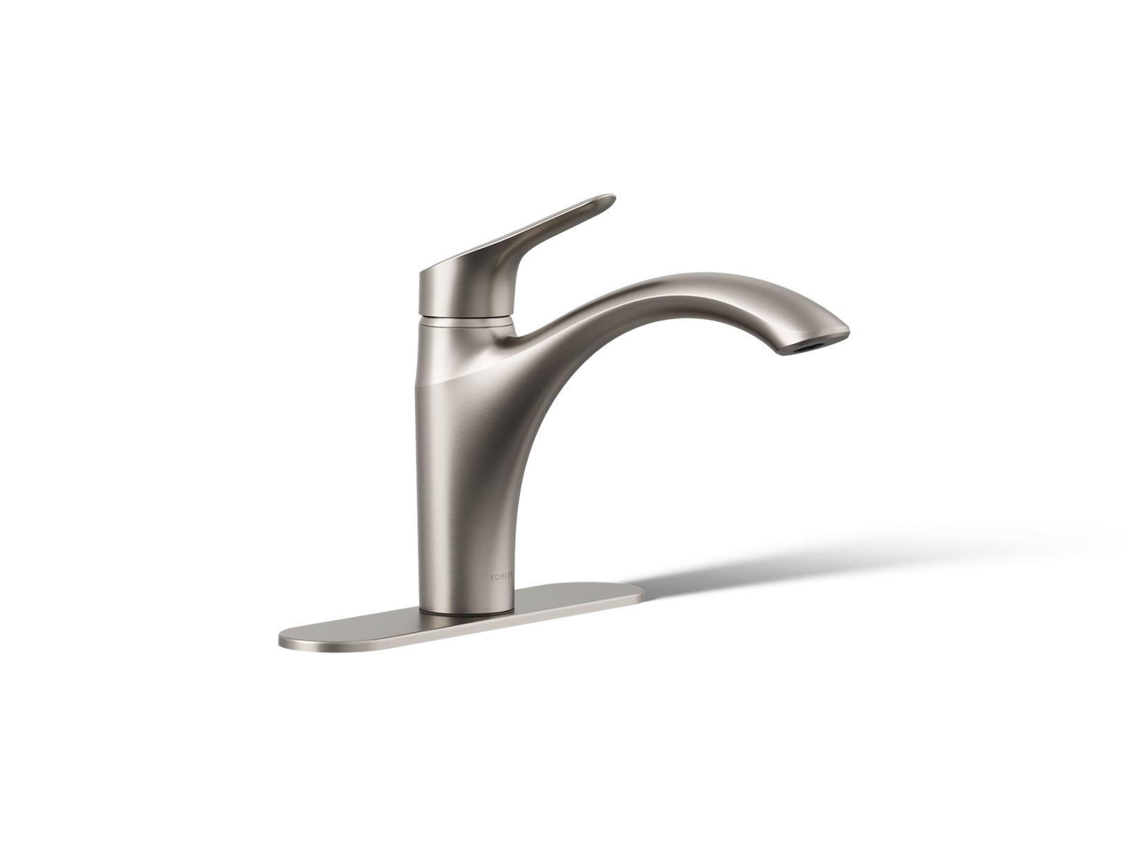 KOHLER K-30470-VS Rival Single-Handle Kitchen Sink Faucet - Vibrant Stainless