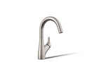KOHLER K-30472-VS Rival Single-Handle Bar Sink Faucet - Vibrant Stainless