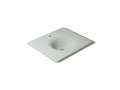 KOHLER K-3048-1-FF Iron/Impressions 25" Enameled Cast Iron Vanity Top With Integrated Round Sink - Sea Salt