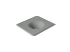 KOHLER K-3048-1-FT Iron/Impressions 25" Enameled Cast Iron Vanity Top With Integrated Round Sink - Basalt