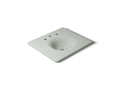 KOHLER K-3048-8-FF Iron/Impressions 25" Enameled Cast Iron Vanity Top With Integrated Round Sink - Sea Salt
