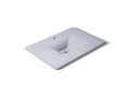 KOHLER K-3049-1-GRL Iron/Impressions 31" Enameled Cast Iron Vanity Top With Integrated Rectangular Sink - Lavender Grey