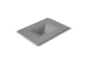 KOHLER K-3049-8-FT Iron/Impressions 31" Enameled Cast Iron Vanity Top With Integrated Rectangular Sink - Basalt