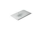 KOHLER K-3051-1-95 Iron/Impressions 37" Enameled Cast Iron Vanity Top With Integrated Oval Sink - Ice Grey