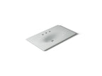 KOHLER K-3051-8-95 Iron/Impressions 37" Enameled Cast Iron Vanity Top With Integrated Oval Sink - Ice Grey