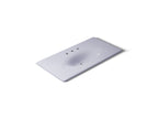 KOHLER K-3052-8-GRL Iron/Impressions 43" Enameled Cast Iron Vanity Top With Integrated Oval Sink - Lavender Grey