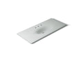 KOHLER K-3053-8-95 Iron/Impressions 49" Enameled Cast Iron Vanity Top With Integrated Oval Sink - Ice Grey