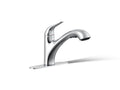 KOHLER K-30612-CP Jolt Pull-Out Kitchen Sink Faucet With Two-Function Sprayhead - Polished Chrome